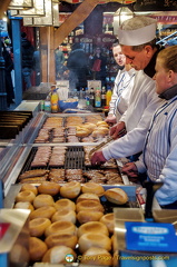 The famous Nuremberg sausages